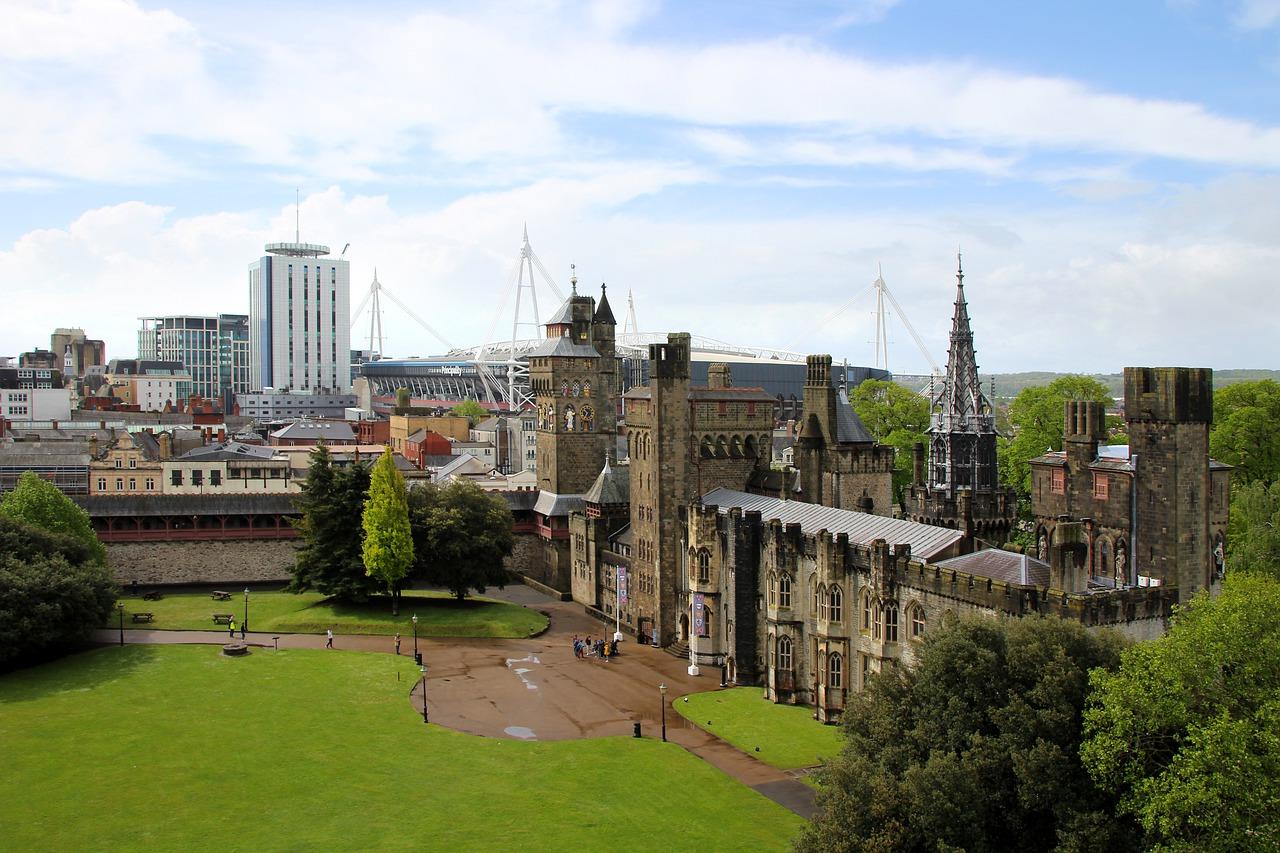 Cardiff Castle in Wales
