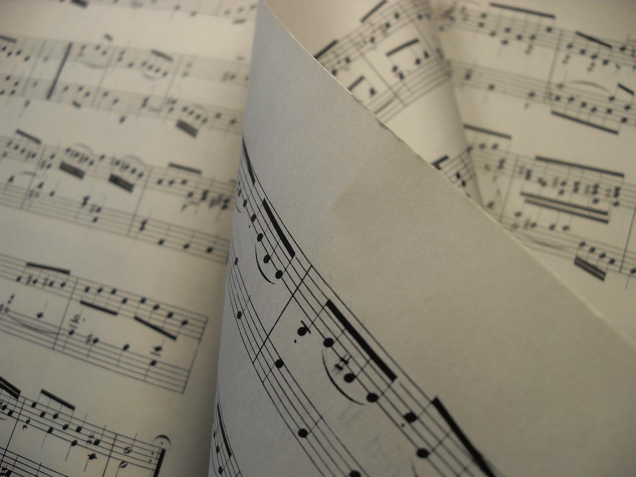 Pages of sheet music