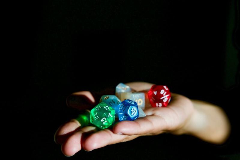 try to count the number of small dice