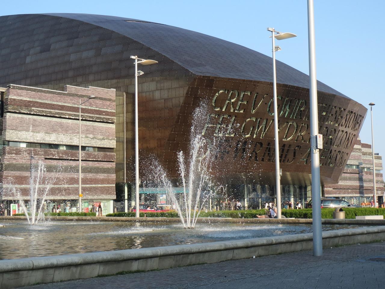 The Wales Millennium Centre in Cardiff, Wales