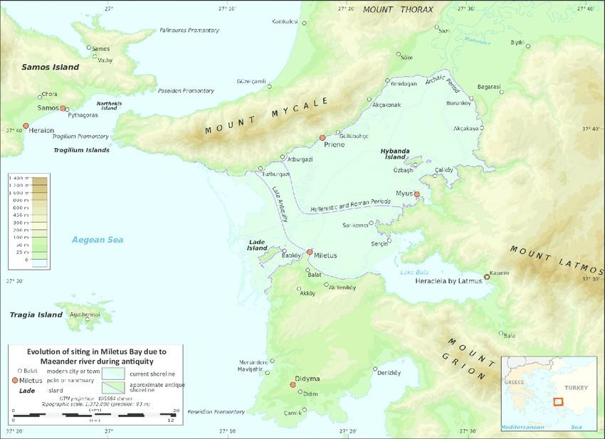 Thales, along with many philosophers, came from Miletus
