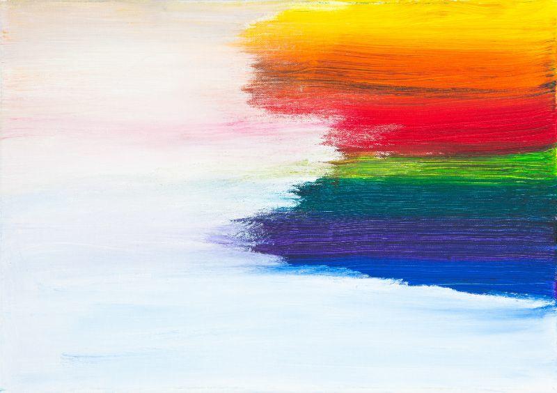 brushstrokes were the reaction of the artist to the world