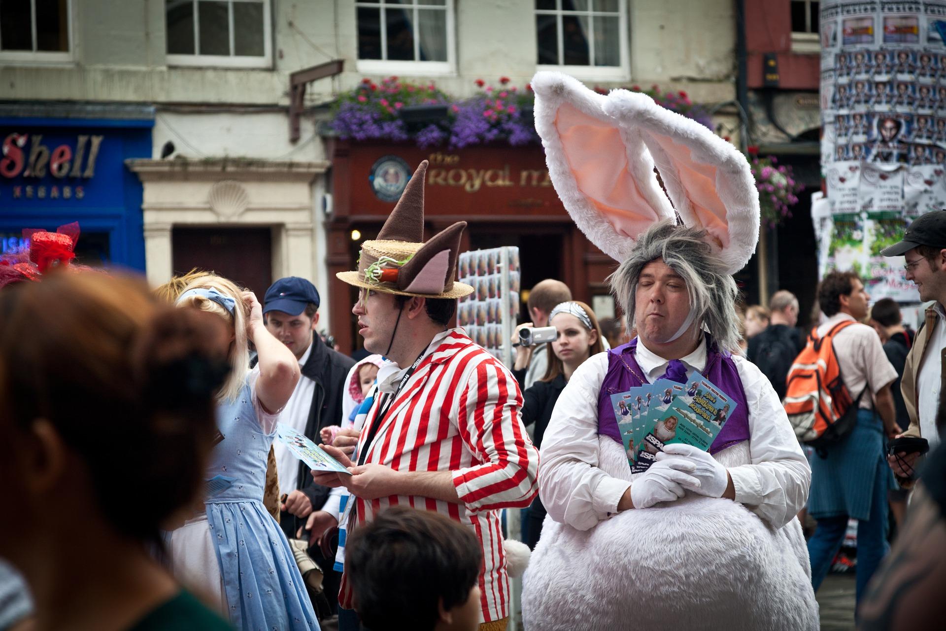 No fancy dress for you: your voice is your costume!