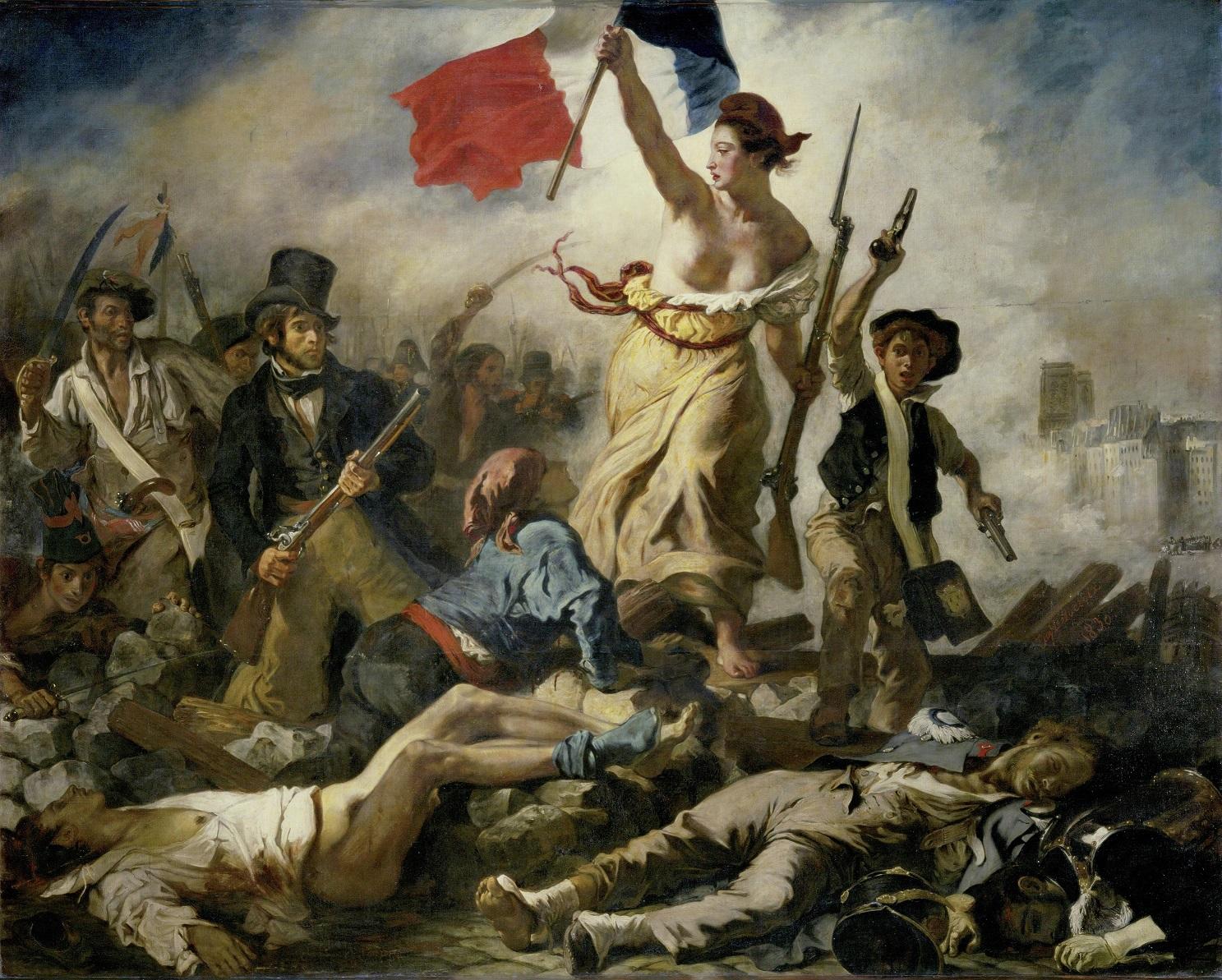 Who painted Liberty Leading the People?