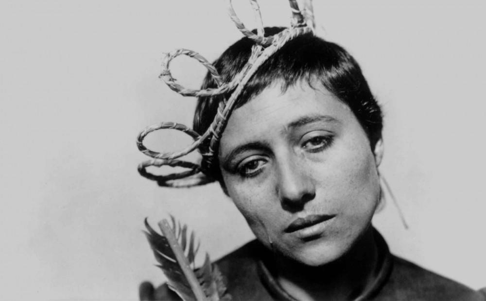 A picture from the Silent movie "The passion of Joan of Arc" from 1928