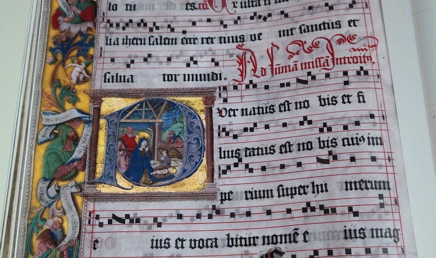 Medieval manuscripts were often heavily styled