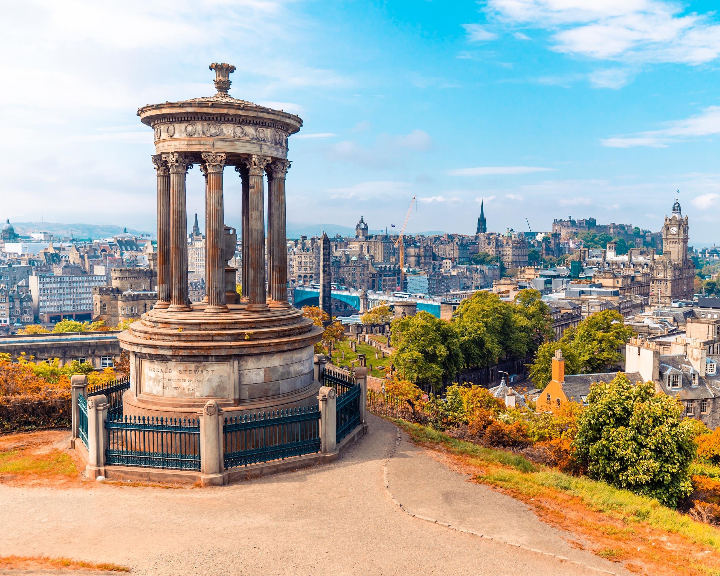 Monument on Edinburgh's Calton Hill