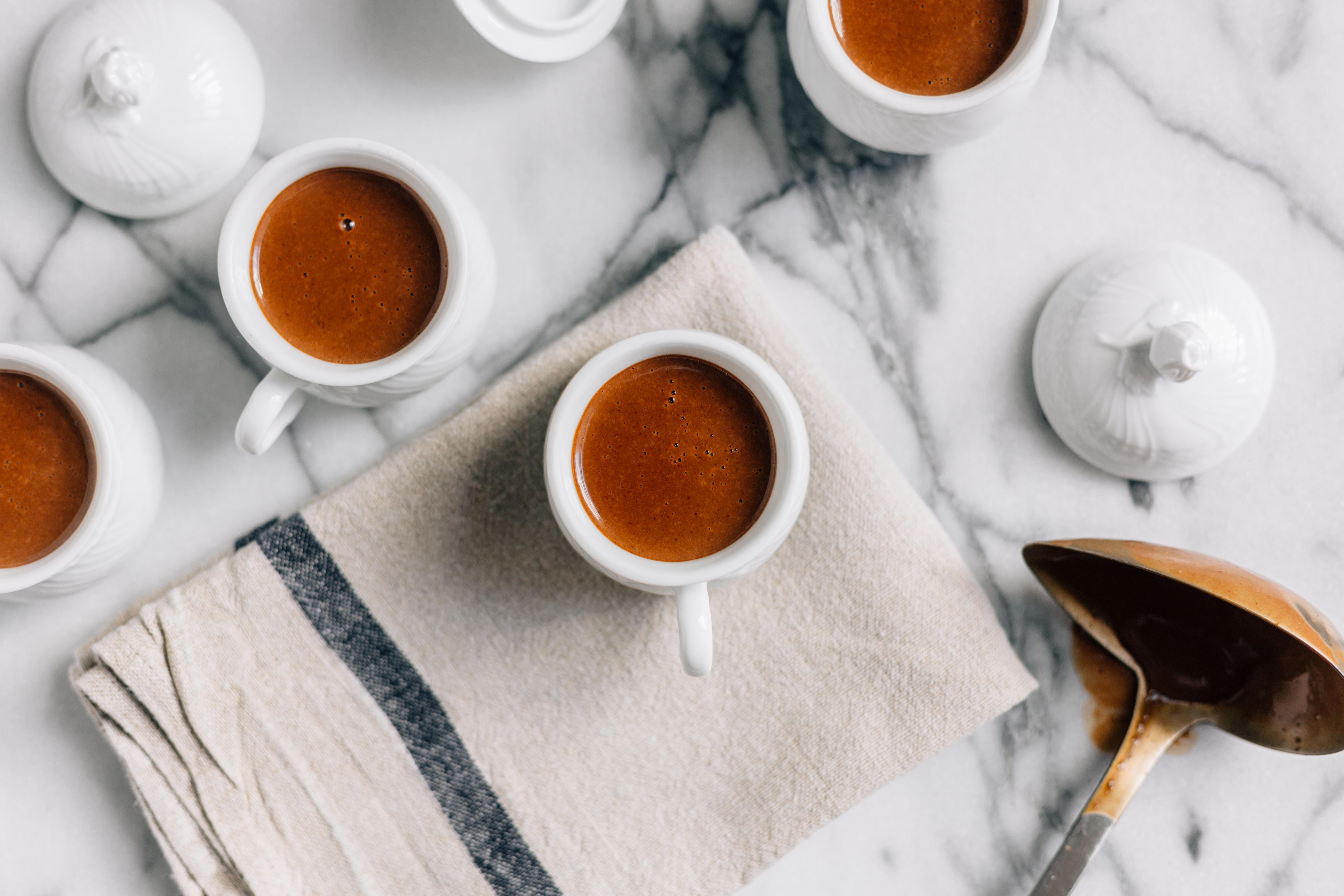 espresso coffees on a table