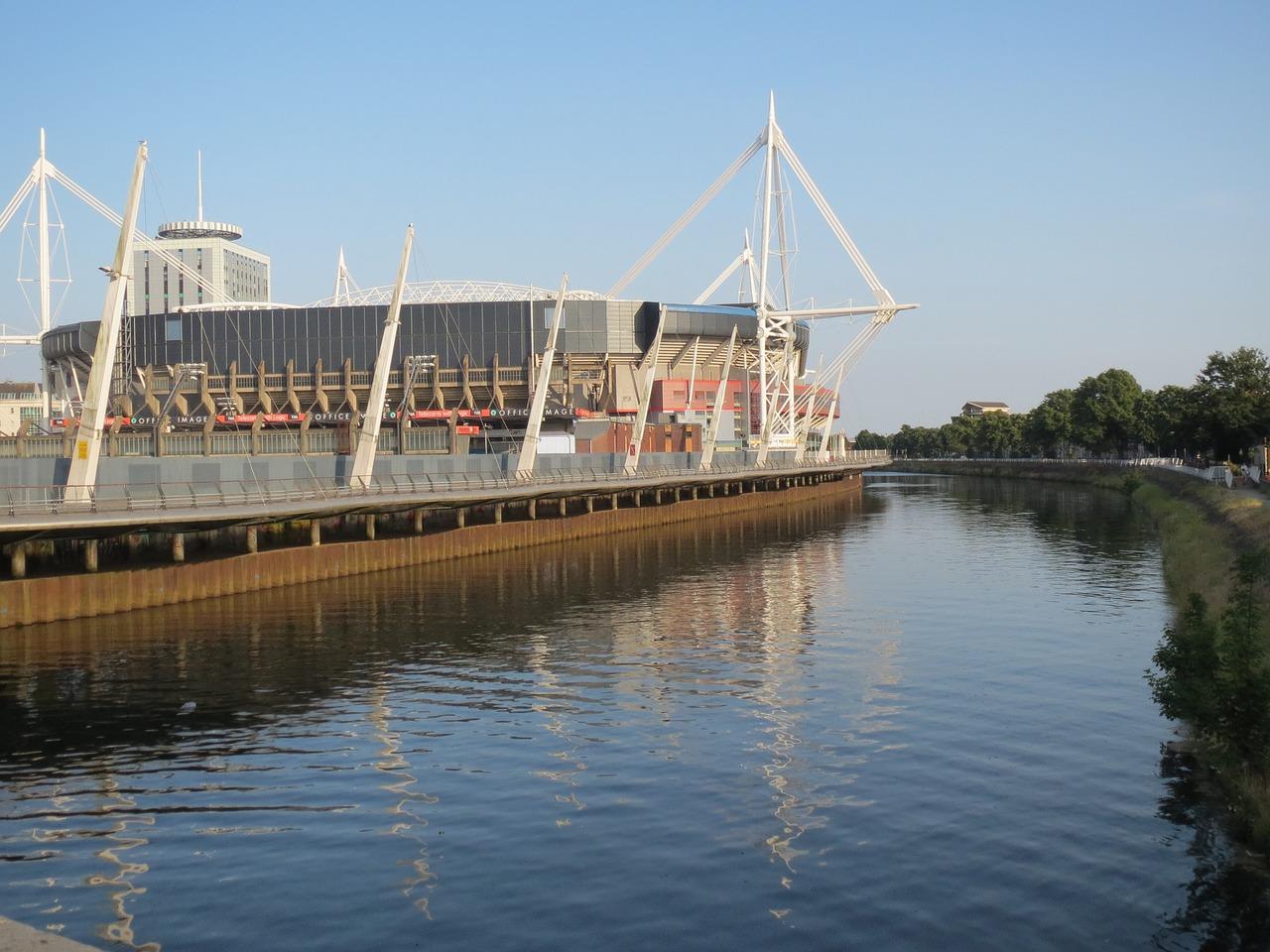 A stadium in Cardiff