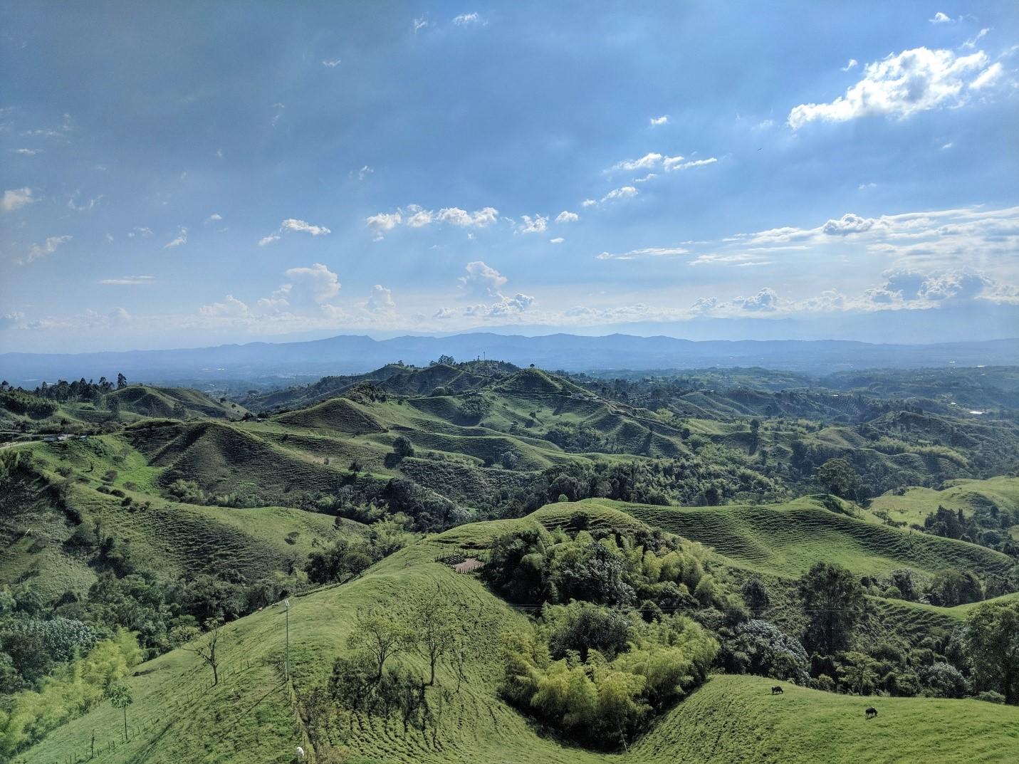 south america has mountains and glaciers