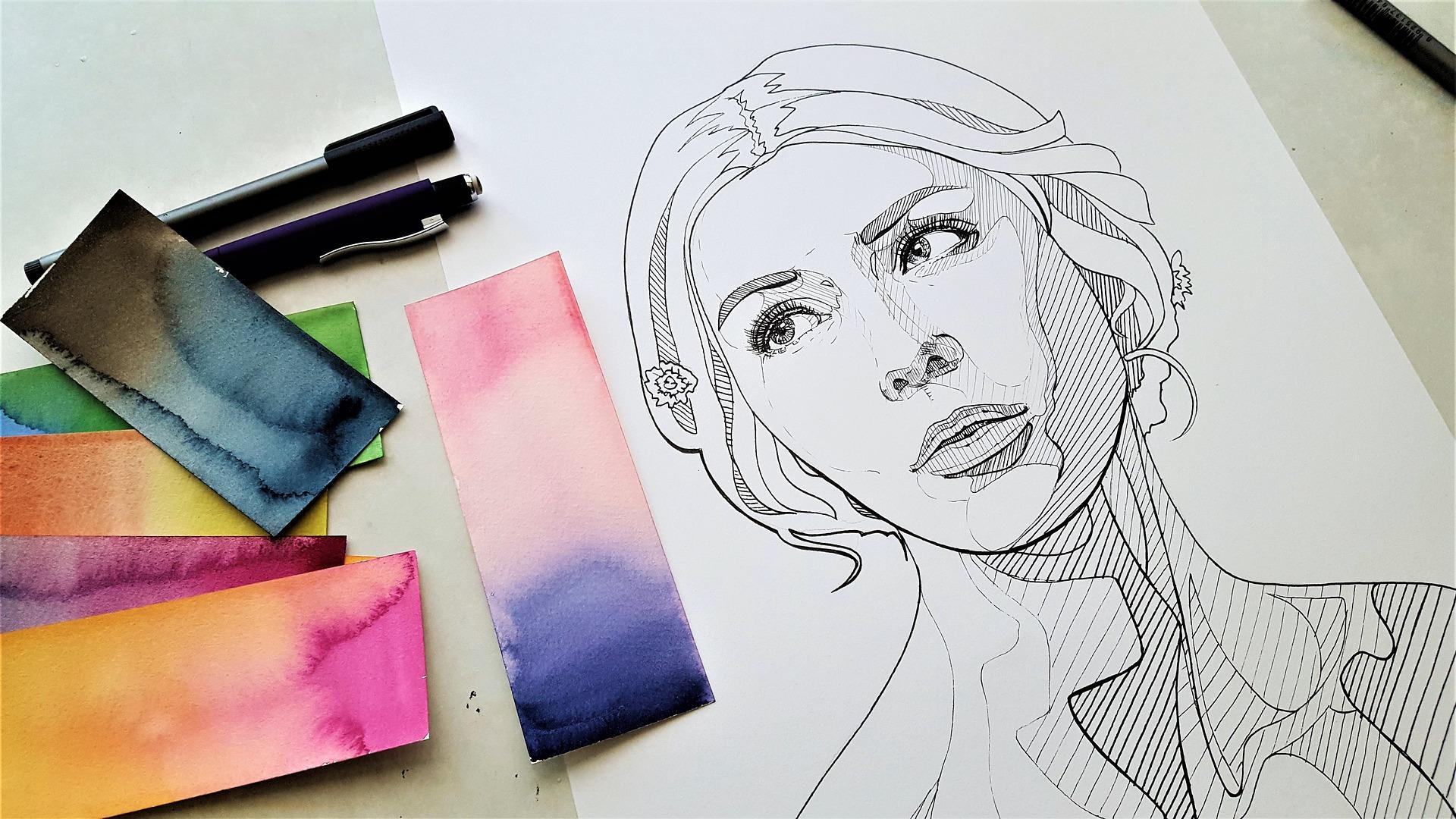 How do you draw heads?