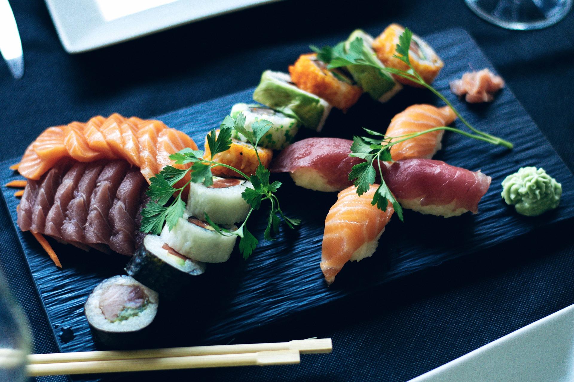 Japanese food is meant to appeal to all of the senses, even the visual