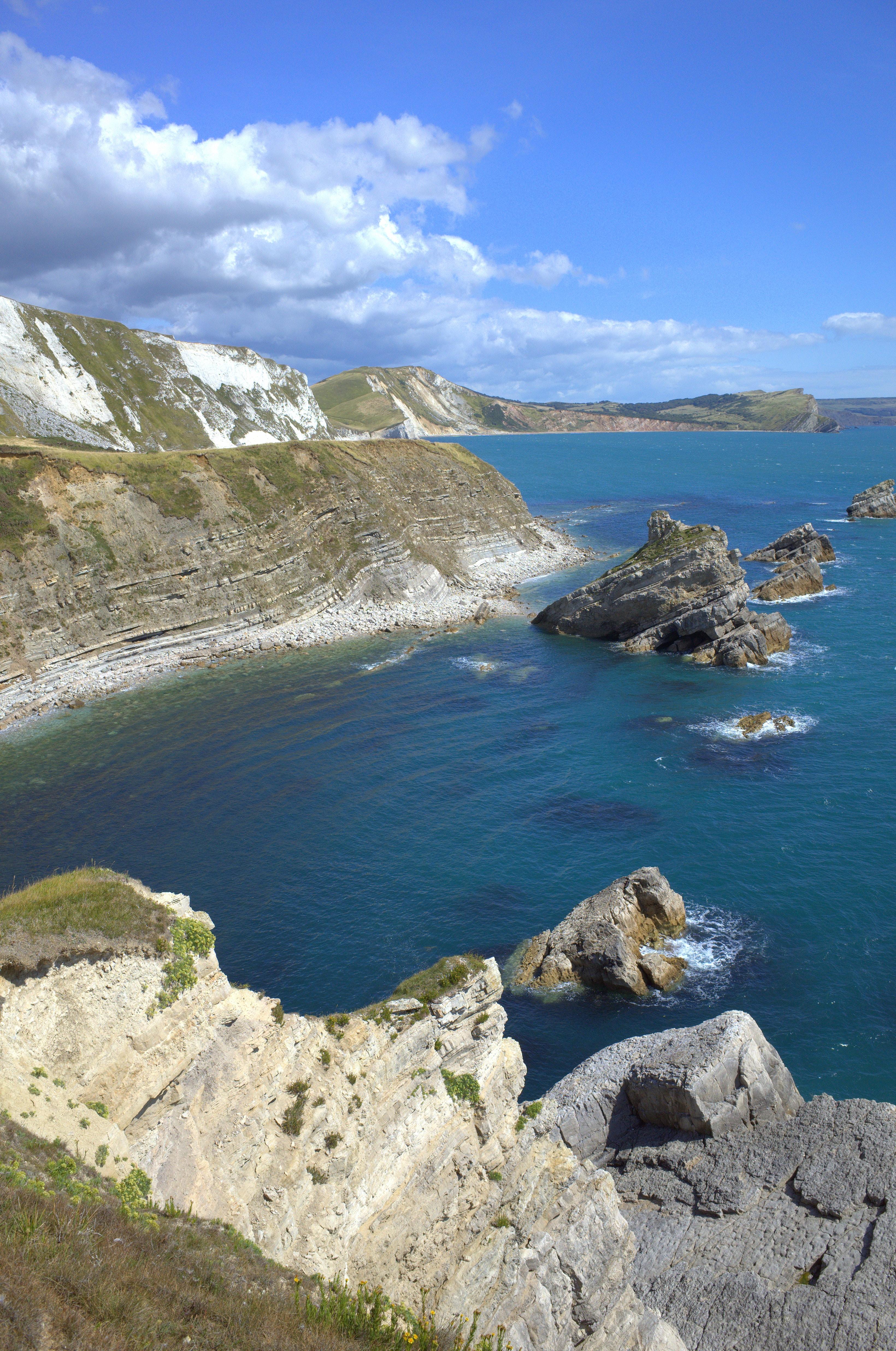 Cliffs on English channel