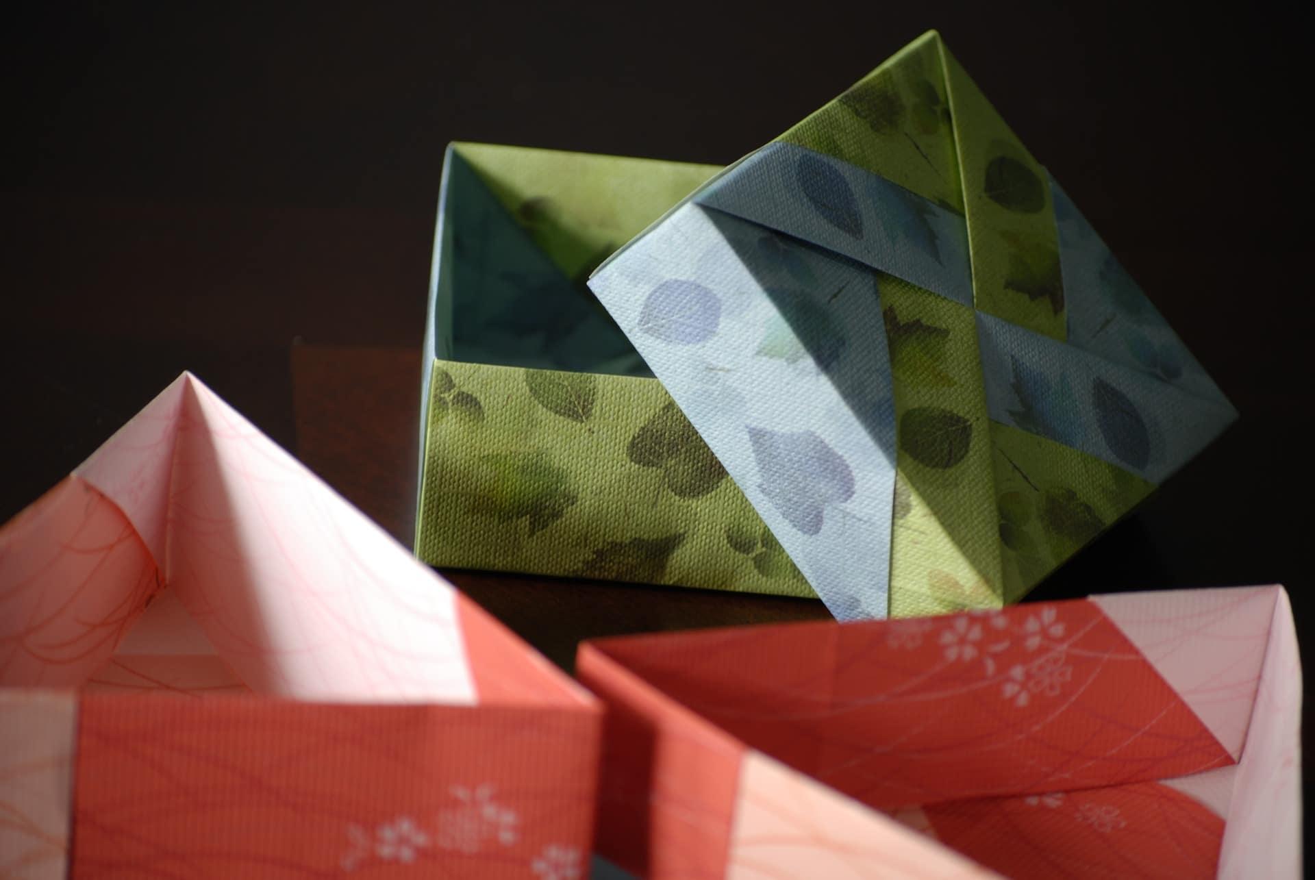 Origami boxes make personal gifts