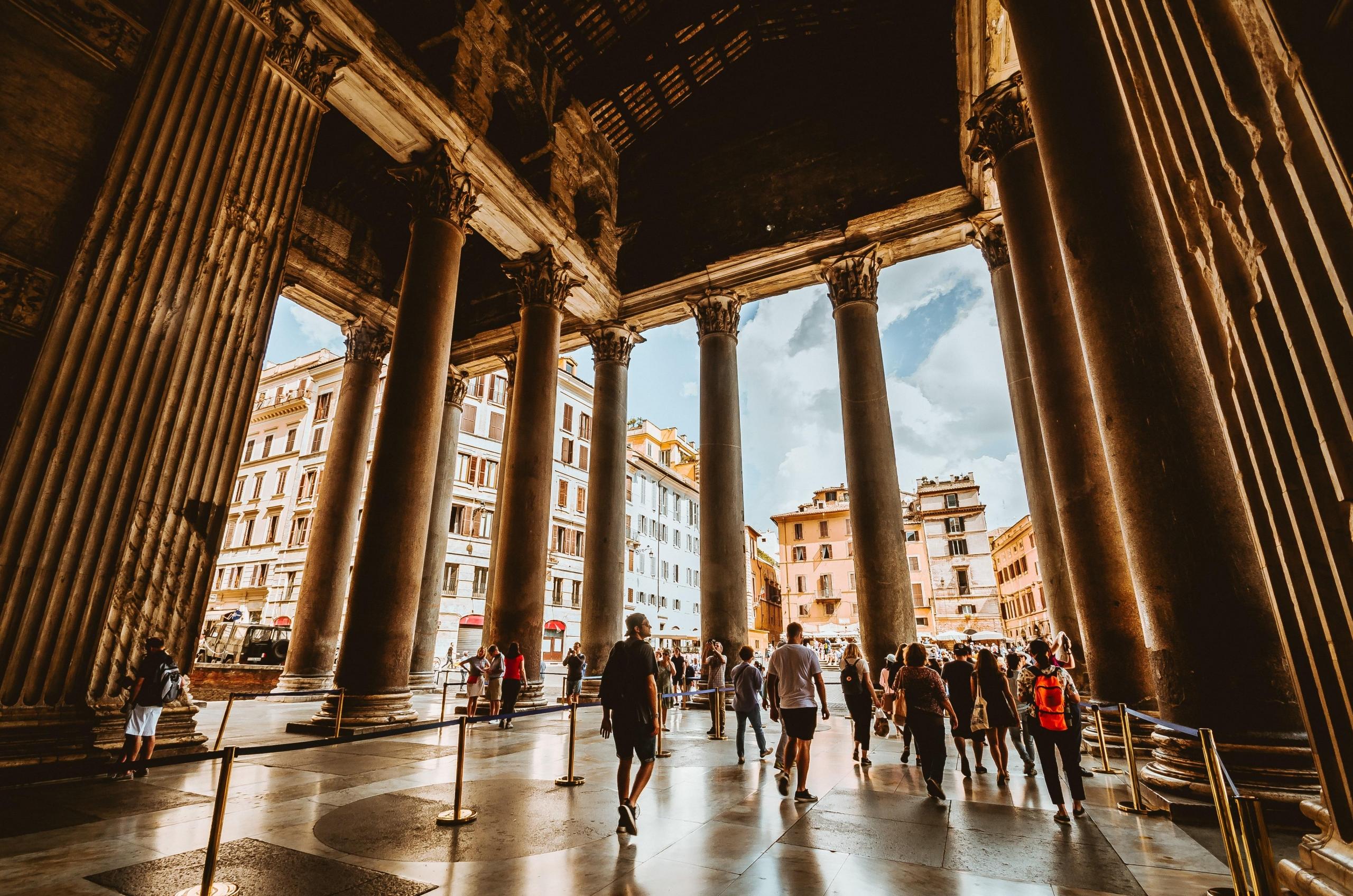 Architecture in Rome.
