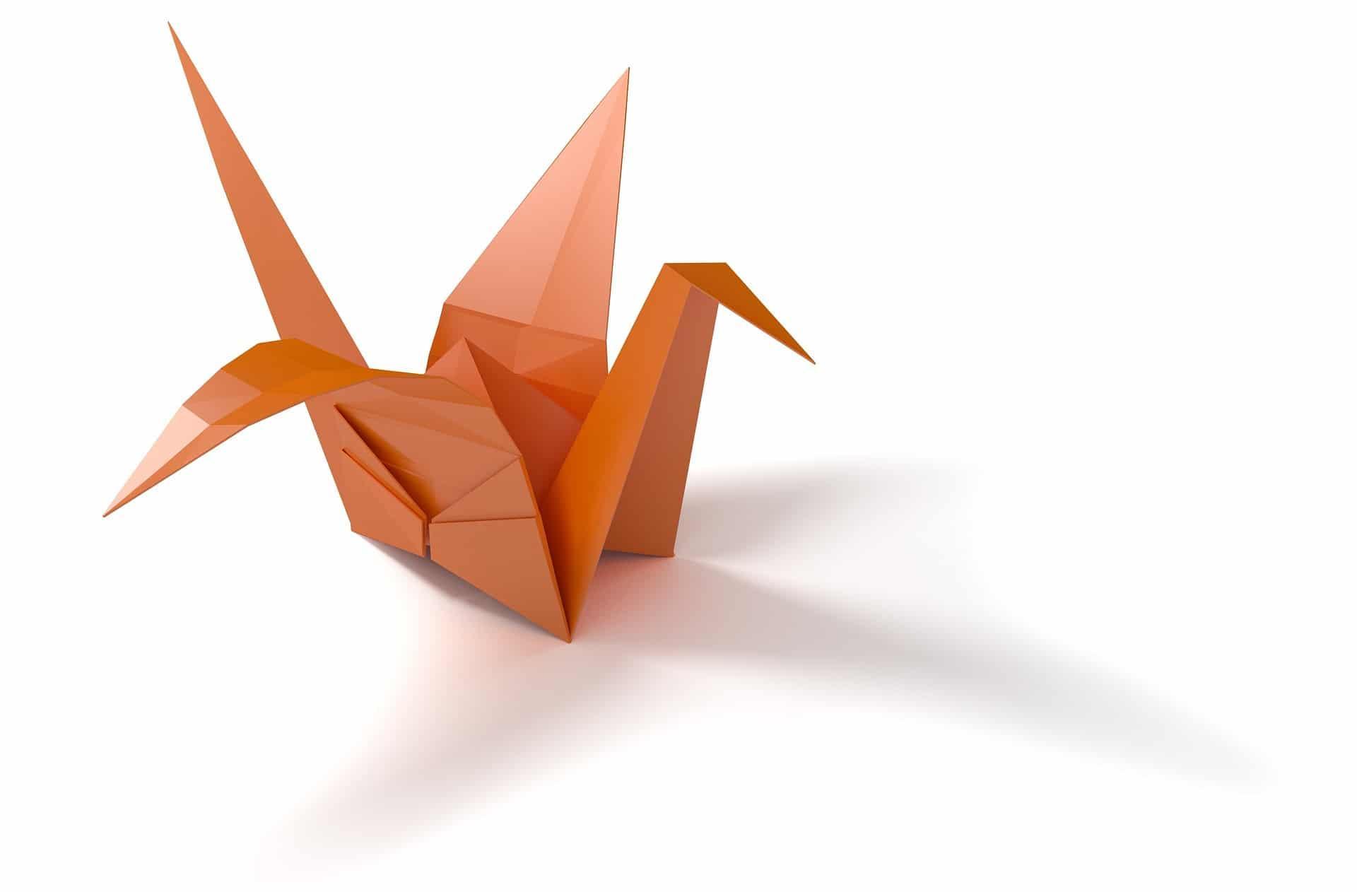 The Japanese crane is a must for every origami artist