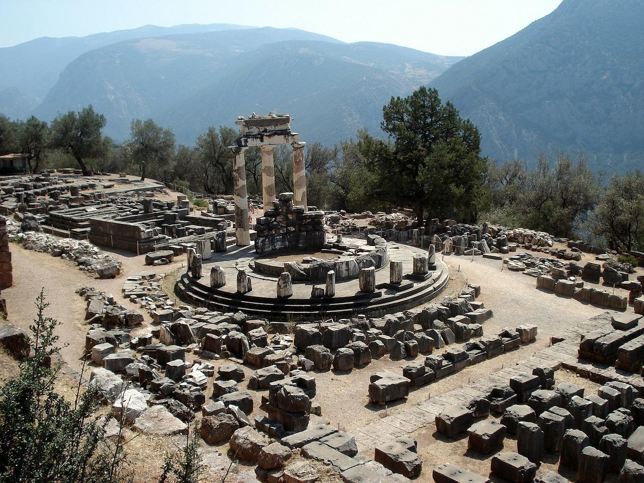 People consulted the oracles at the Temple of the Delphi