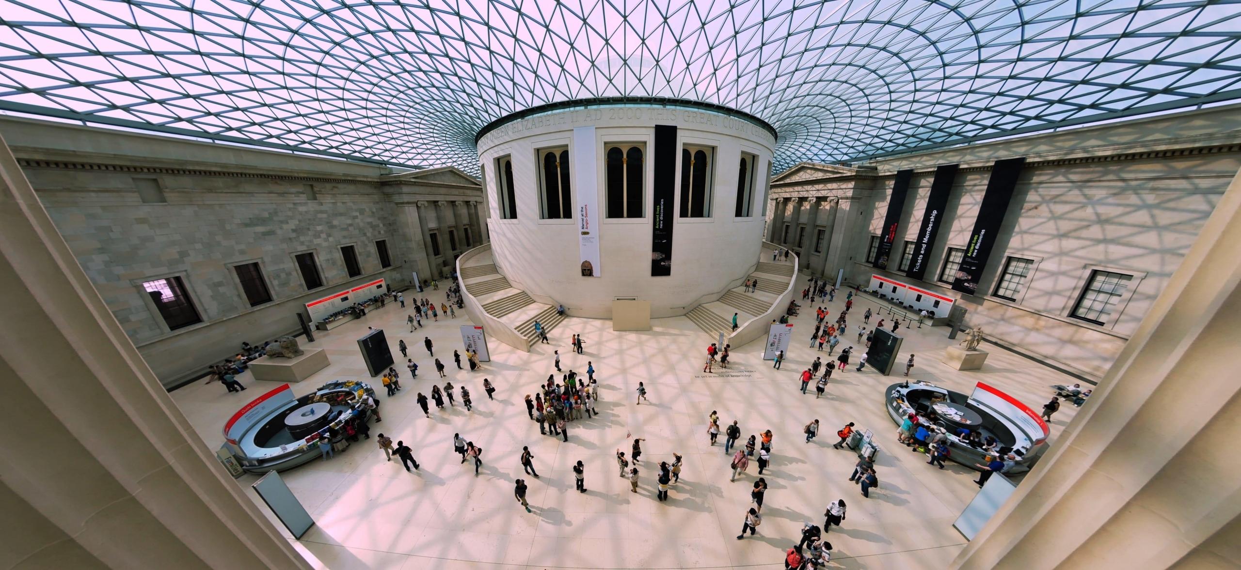 Inside of the British Museum