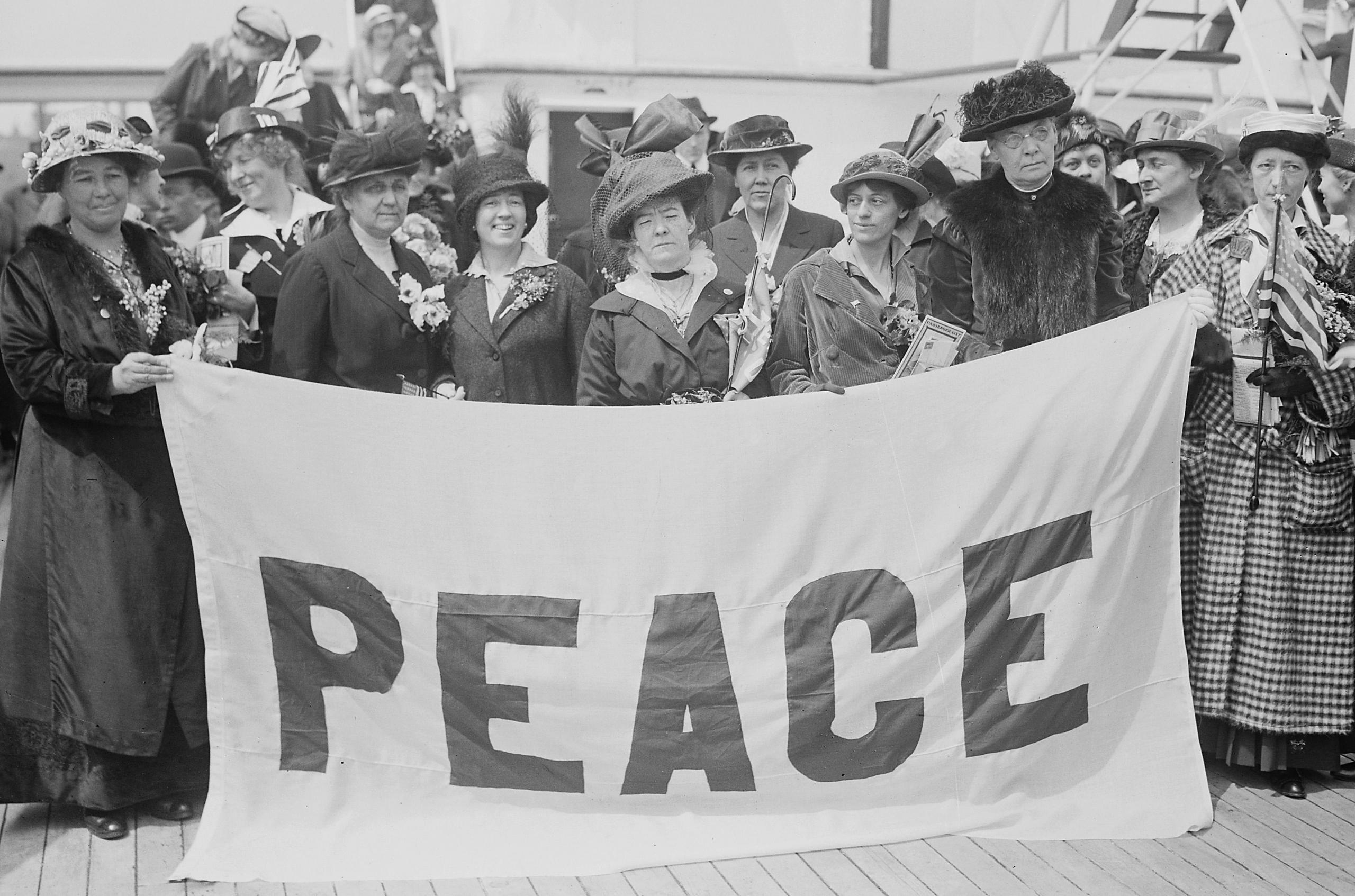 wanting to live in a peaceful world