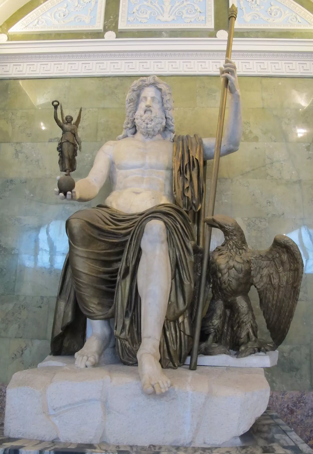 statue of zeus at olympus
