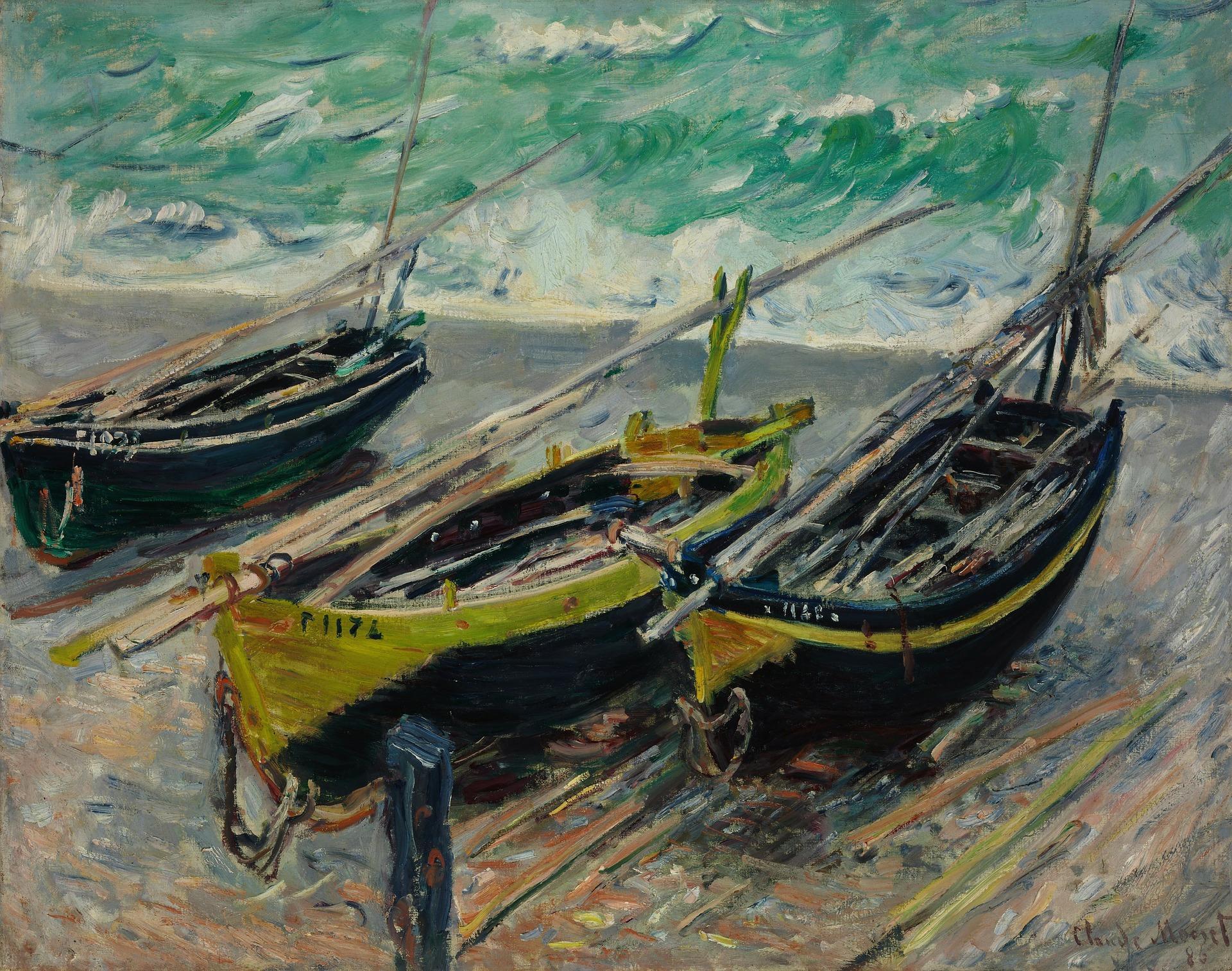 Monet loved to paint outdoors