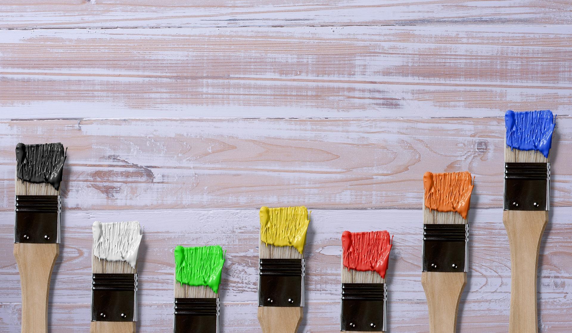 Helen did not use paint brushes