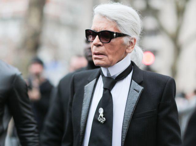 A photo of Karl Lagerfeld 