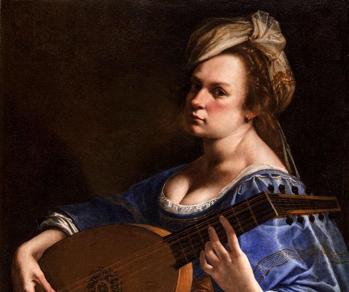 Artemisia's self-portrait, an early work