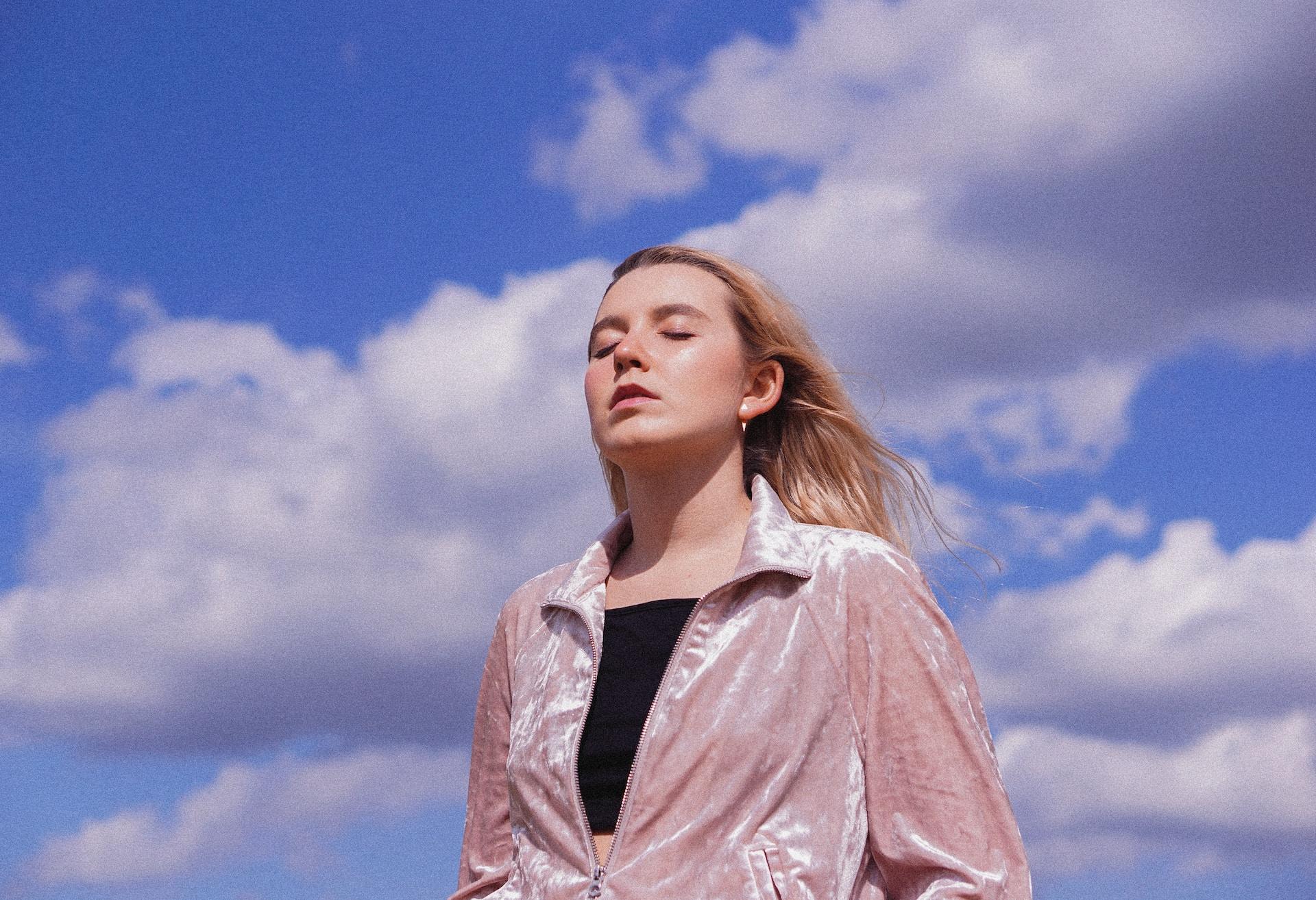 Girl in a field