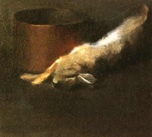 Dead Rabbit with Copper Pot