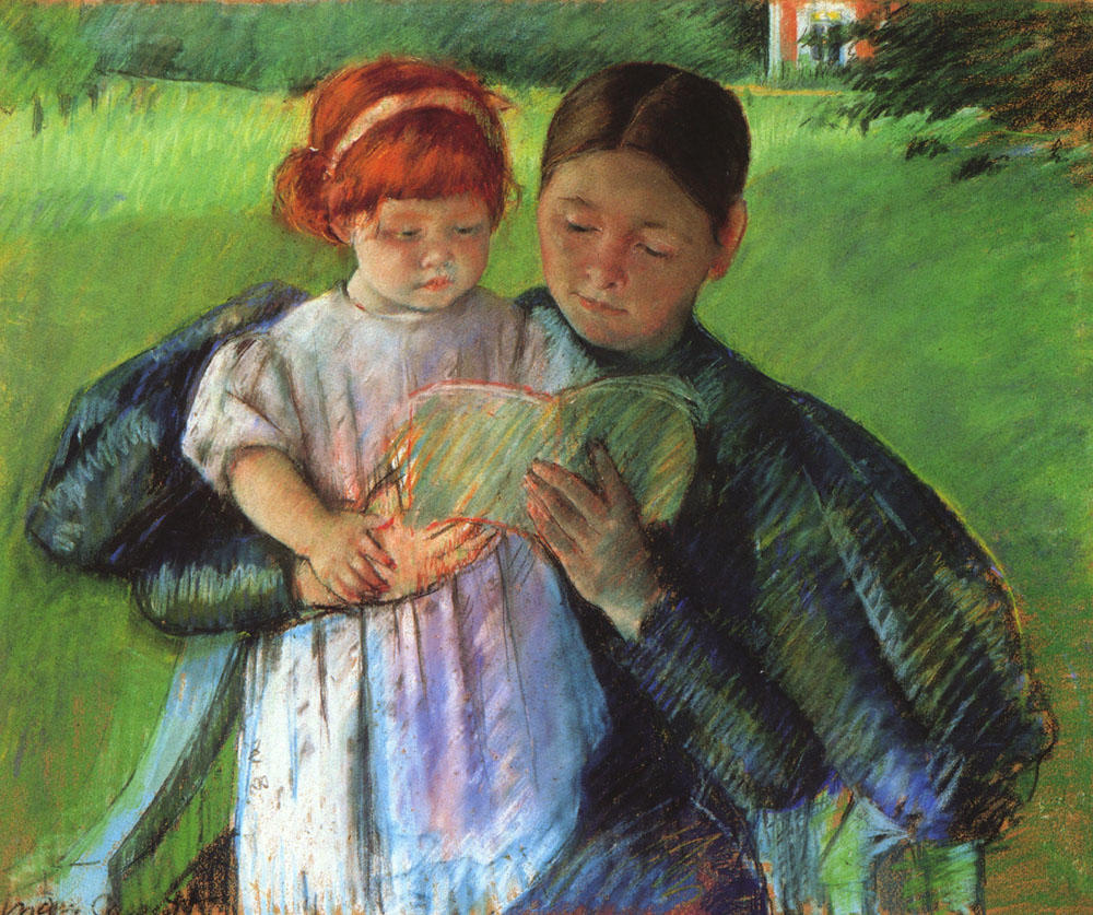 Mary Cassatt painted many maternal scenes