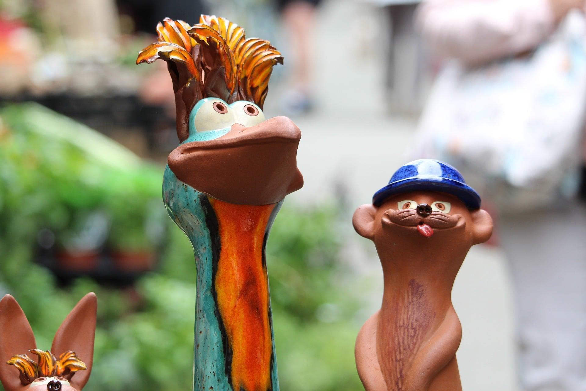 You can make ceramic sculpture fun