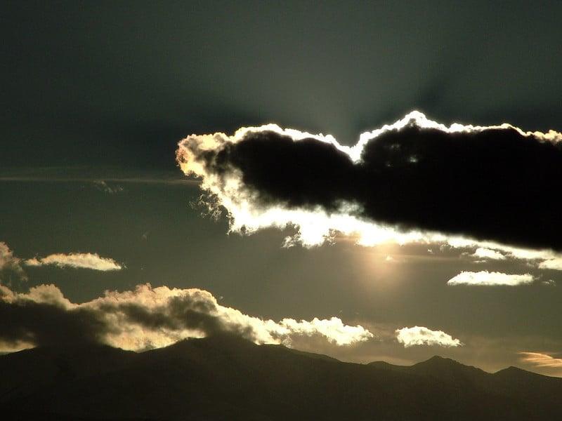 They say every cloud has a silver lining... that is positivity.