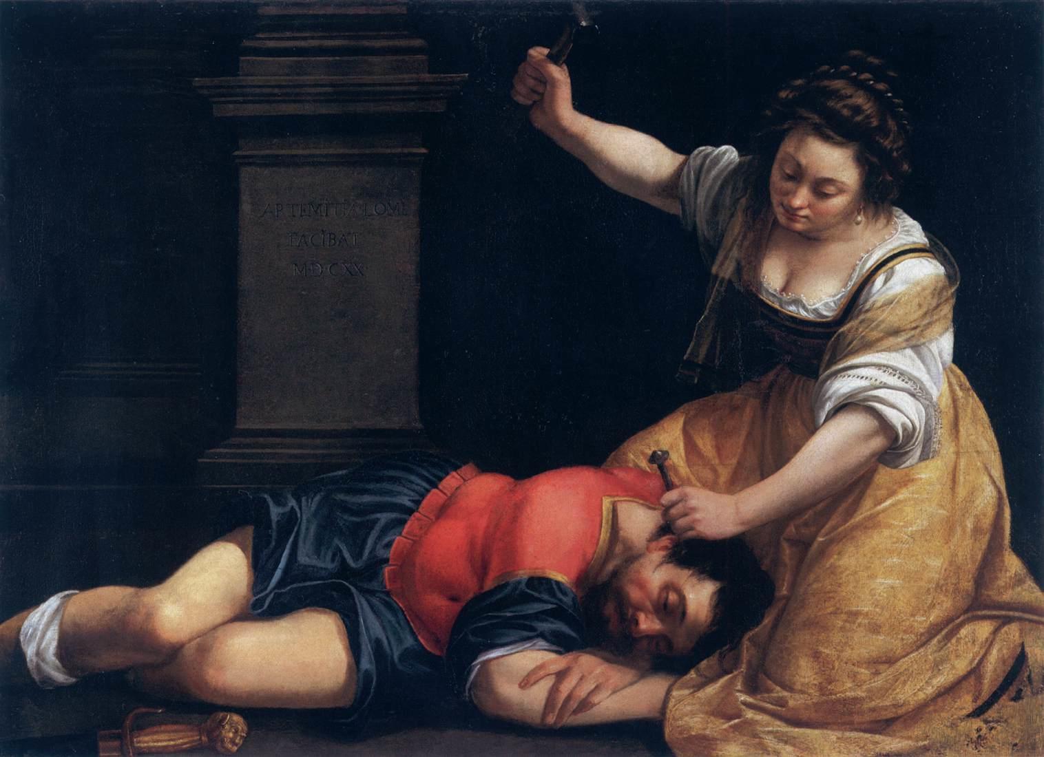 Jael and Sisera is typical of Artemisia's work