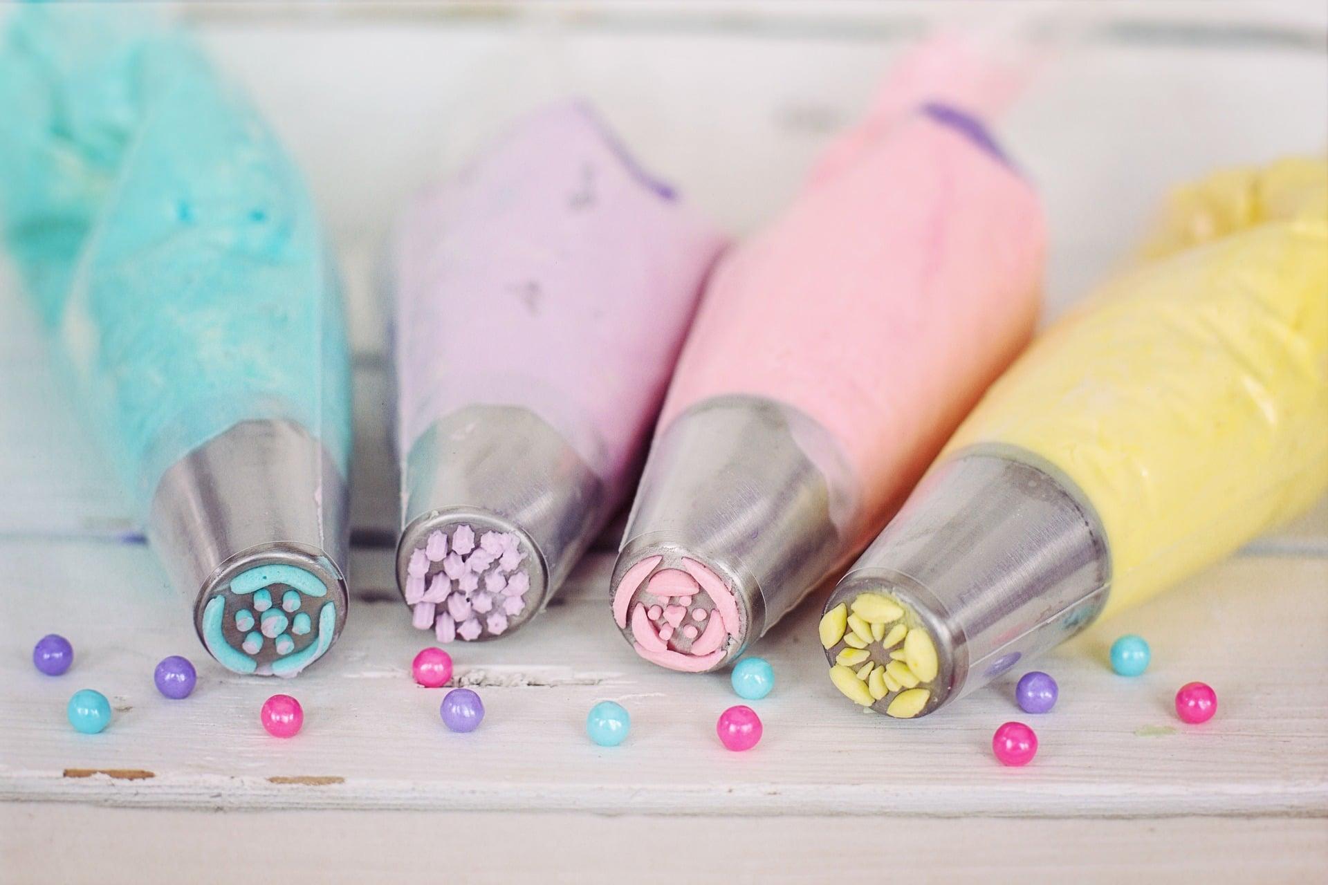 You may find yourself using more than one colour on you decorated cakes