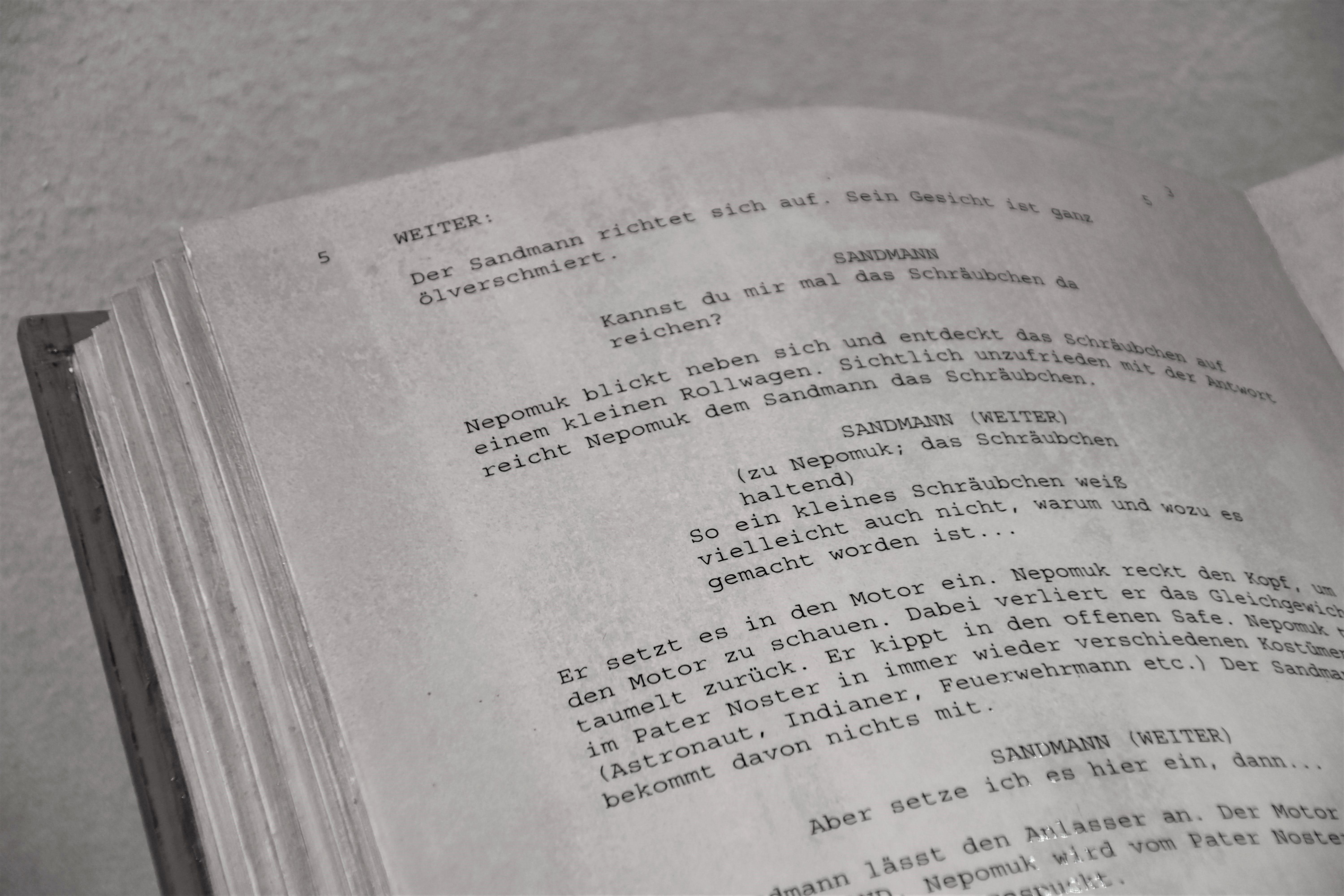 writing a script