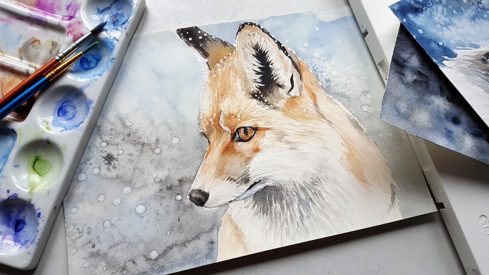 No need to make the botanical gardens your second home, you could also paint zoo creatures