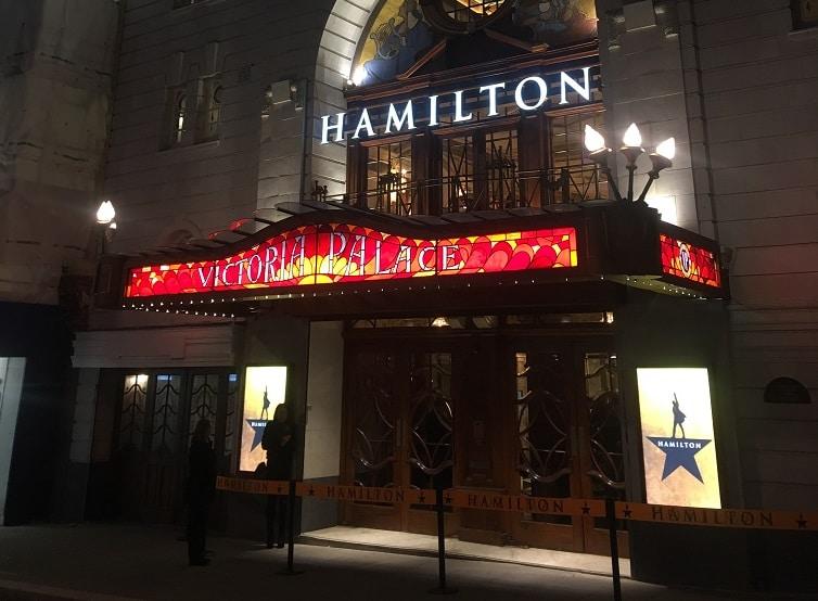 You can buy show tickets for Hamilton at Victoria Theatre