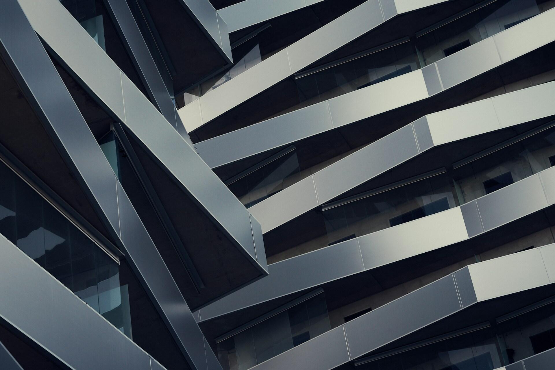 grey architectural bars