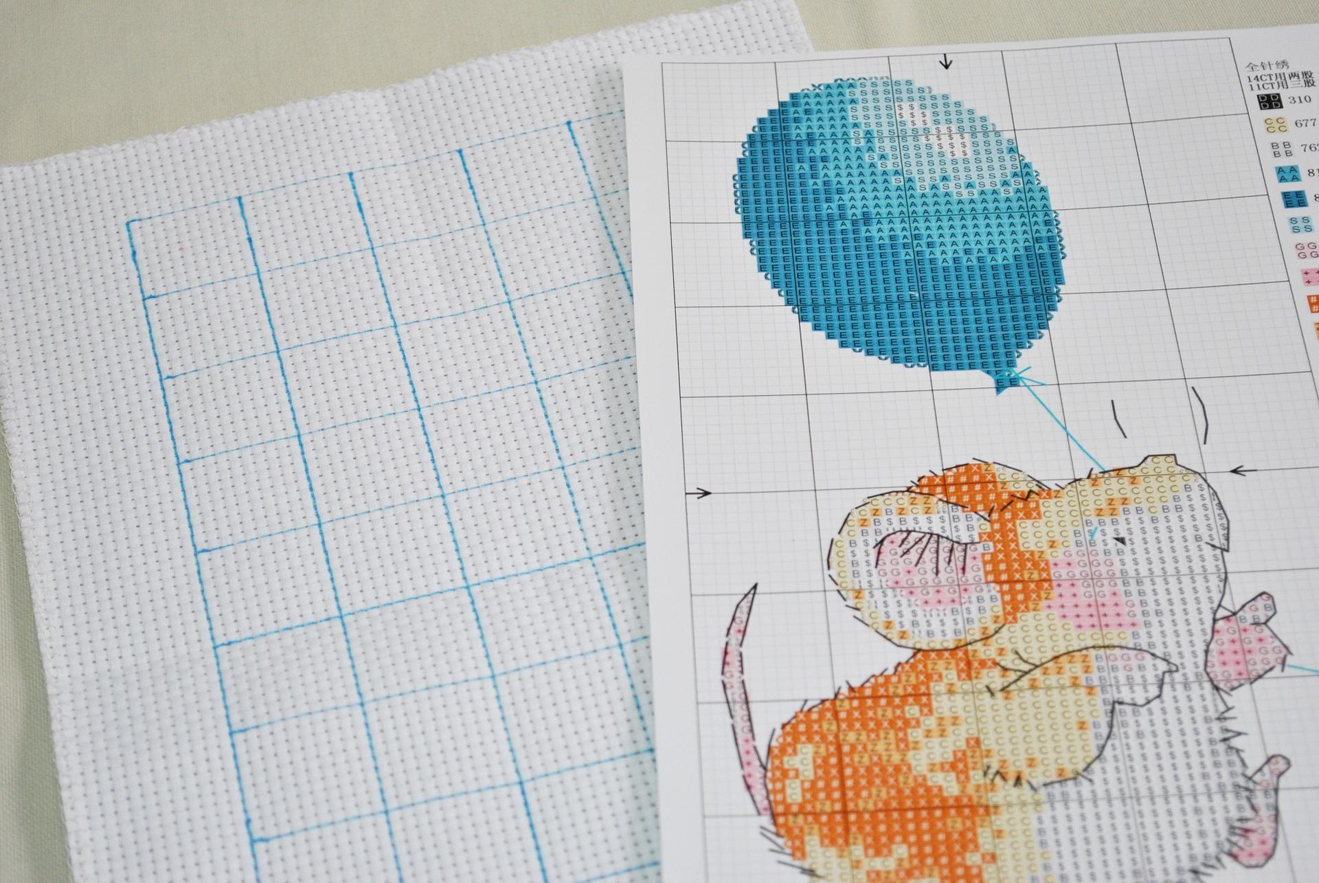 How can you create your own embroidery patterns?