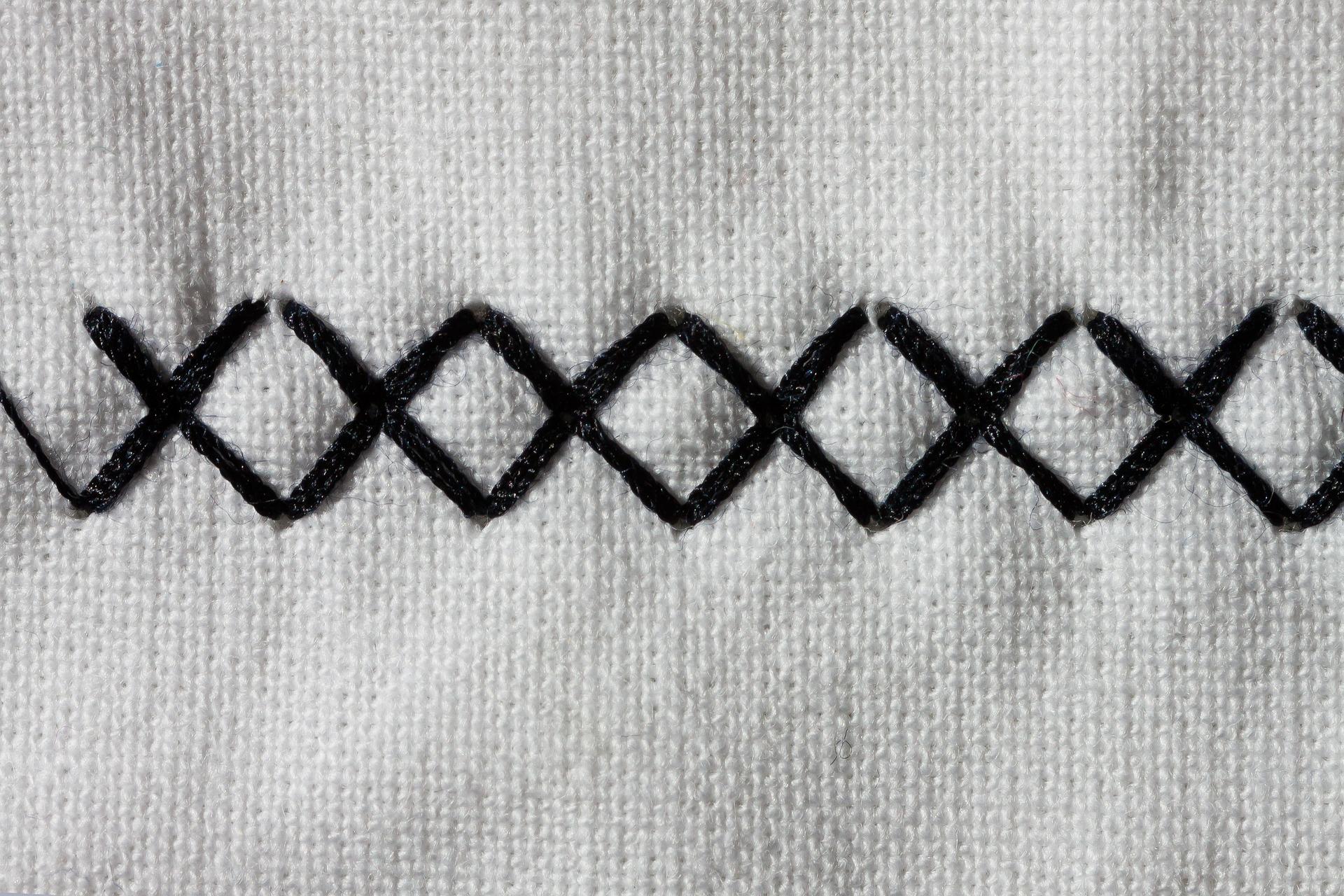 How can you do patterns with embroidery?