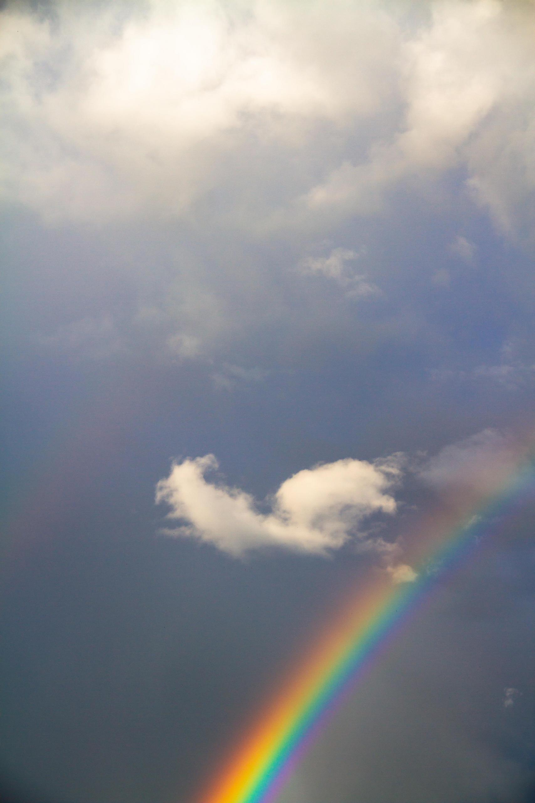 refraction in rainbow