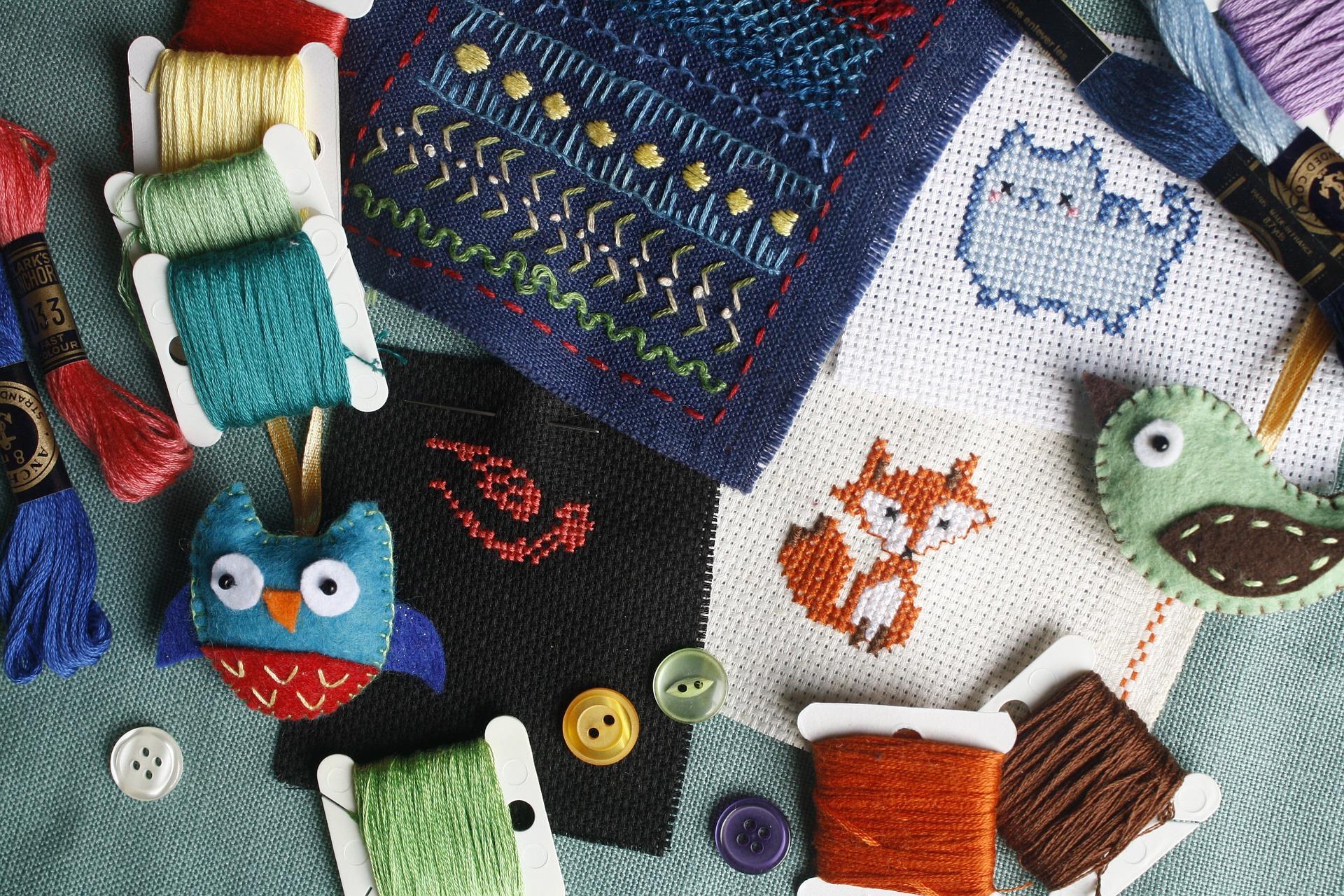 How can you learn to embroider?