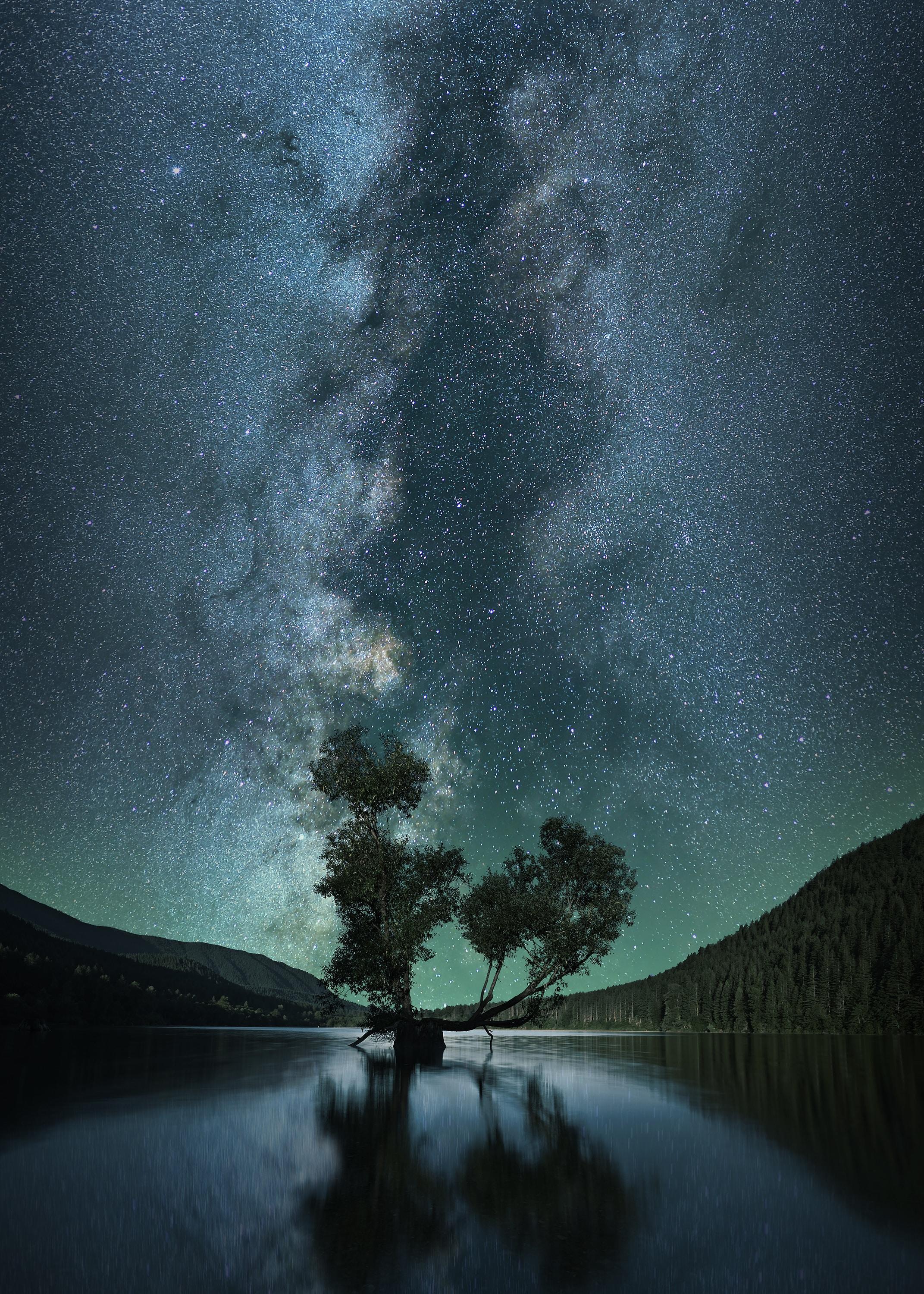 milky way from earth