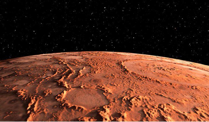 the surface of mars