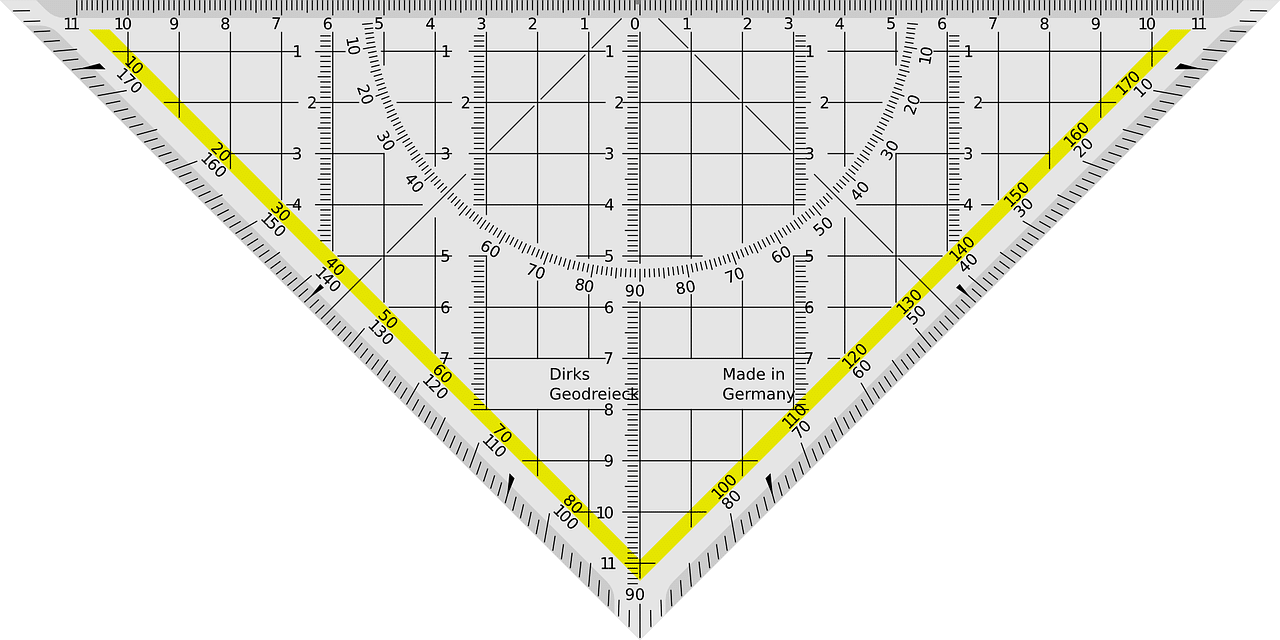 Ancient geometers calculated types of triangles without such tools