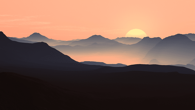 How do you draw mountains?