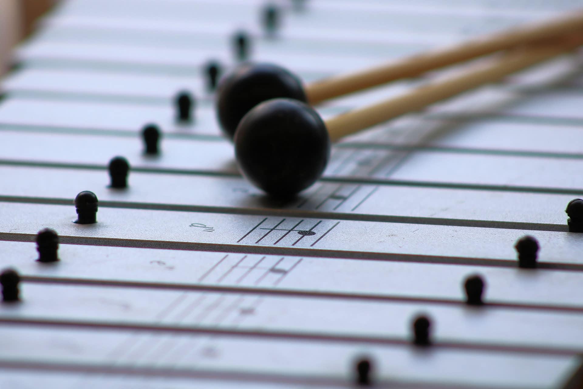 xylophone keys and beaters