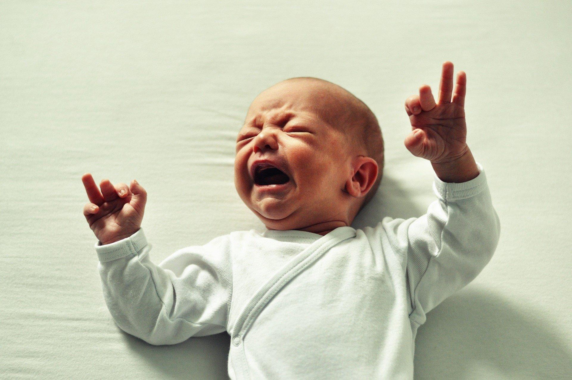You could say that crying is baby's primary language