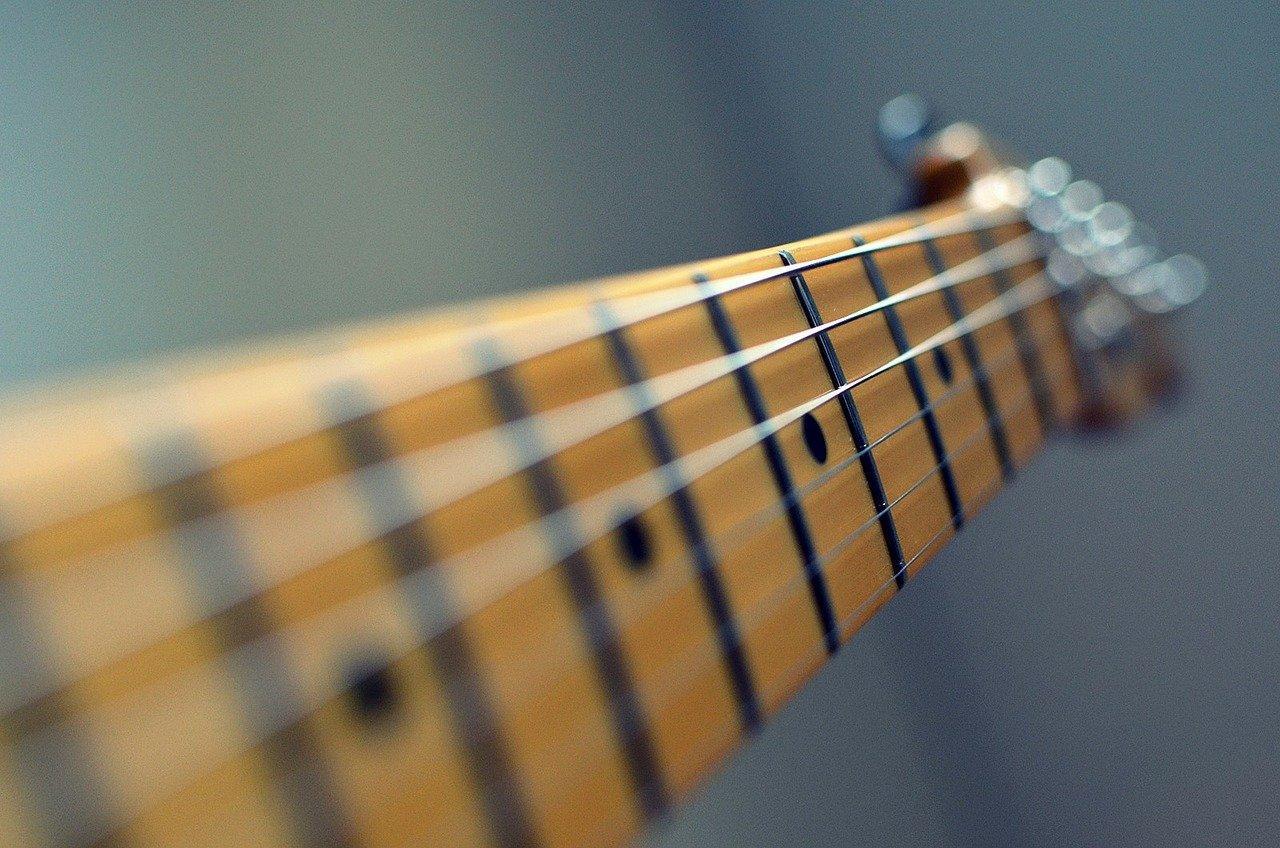 How do you clean a guitar neck?